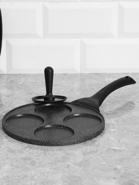 

Home Centre Black Solid Non-Stick Burger Pan
