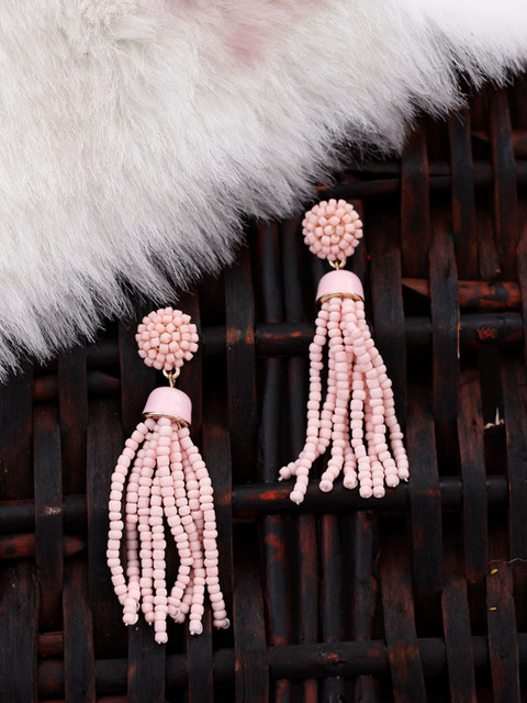 

Bellofox Pink Contemporary Drop Earrings
