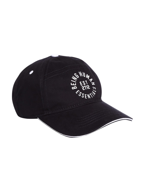 

Being Human Men Black & White Printed Baseball Cap