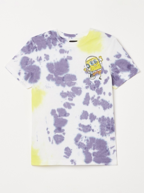 

Fame Forever by Lifestyle Boys White Dyed Dyed Raw Edge T-shirt