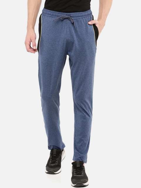 

DIXCY SCOTT Men Blue Solid Cotton Track Pants