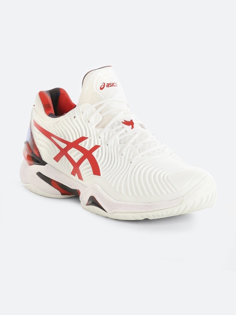 

ASICS Men White Tennis Non-Marking Shoes COURT FF NOVAK L.E.