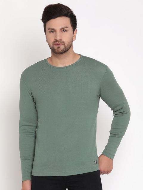 

METTLE Men Olive Green T-shirt