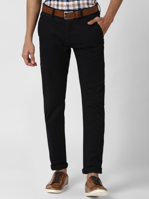 

Peter England Casuals Men Black Trousers
