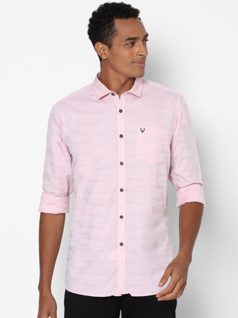 

Allen Solly Sport Men Pink Opaque Casual Shirt