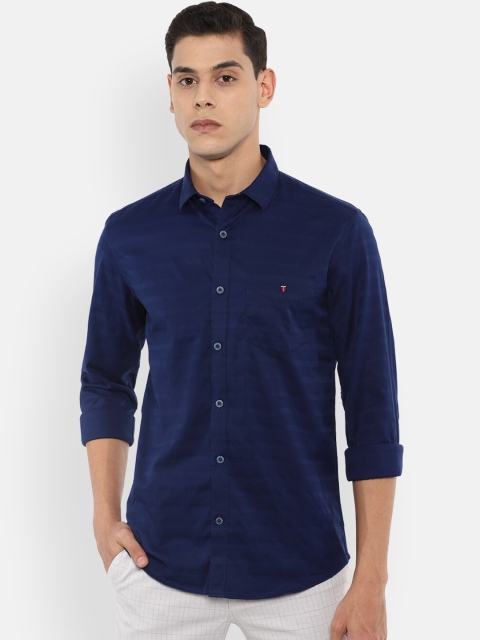 

Louis Philippe Sport Men Navy Blue Slim Fit Opaque Casual Shirt