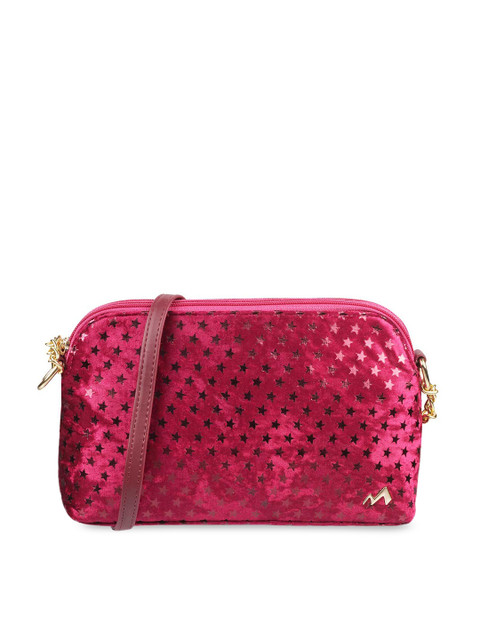 

Metro Pink PU Structured Sling Bag