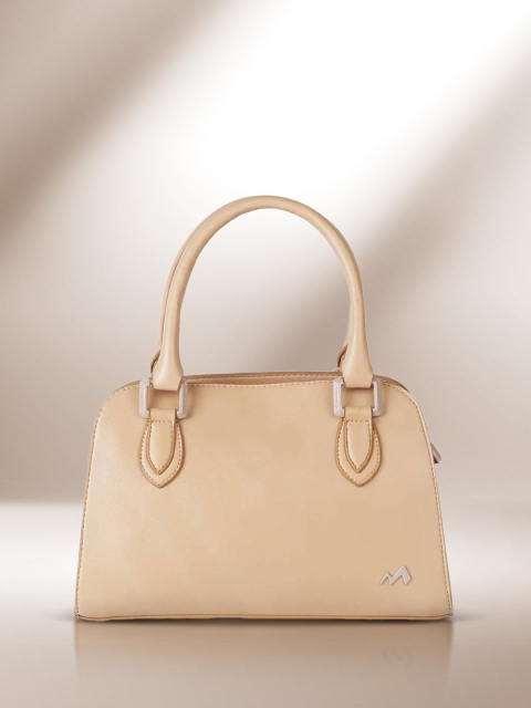

Metro Women Beige PU Swagger Handheld Bag