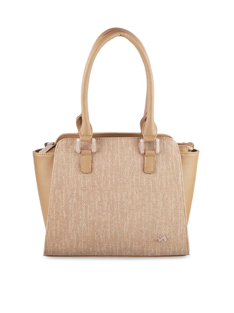 

Metro Women Beige Textured Handheld Bag