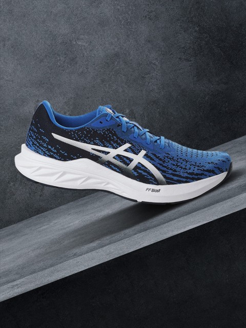 

ASICS Men Dynablast 2 Blue & White Running Shoes