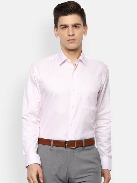 

Luxure by Louis Philippe Men Pink Opaque Formal Shirt