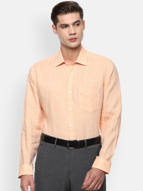 

Van Heusen Men Orange Opaque Formal Shirt