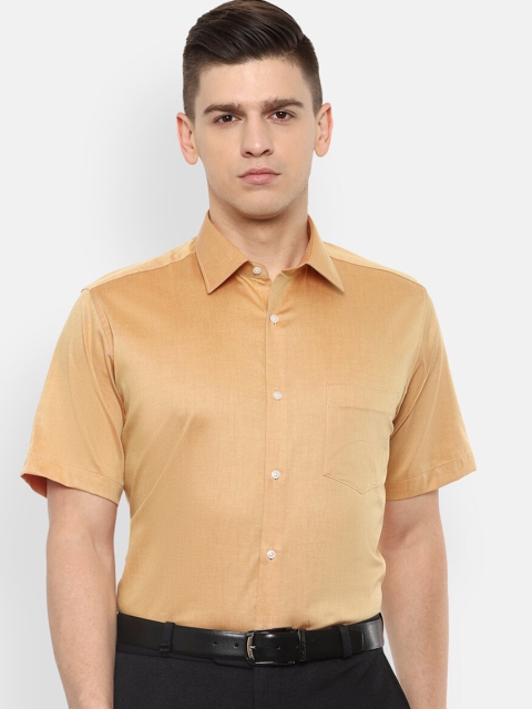 

Van Heusen Men Orange Opaque Formal Shirt