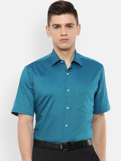 

Van Heusen Men Blue Opaque Formal Shirt