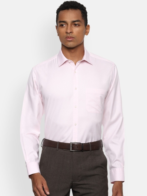 

Van Heusen Men Pink Opaque Formal Shirt