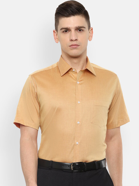 

Van Heusen Men Orange Opaque Casual Shirt