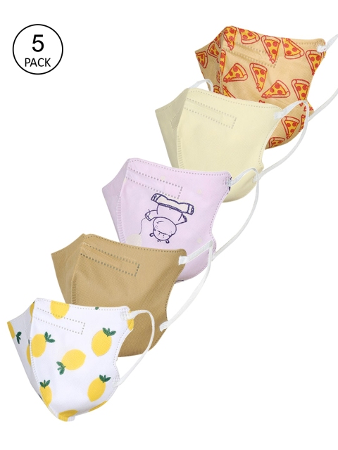 

FROGGY Kids Pack Of 5 Assorted 5-Ply Anti-Pollution N95 Masks