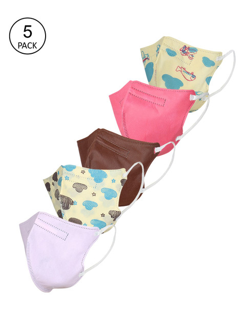 

FROGGY Kids Pack Of 5 Assorted 5-Ply Anti-Pollution N95 Masks