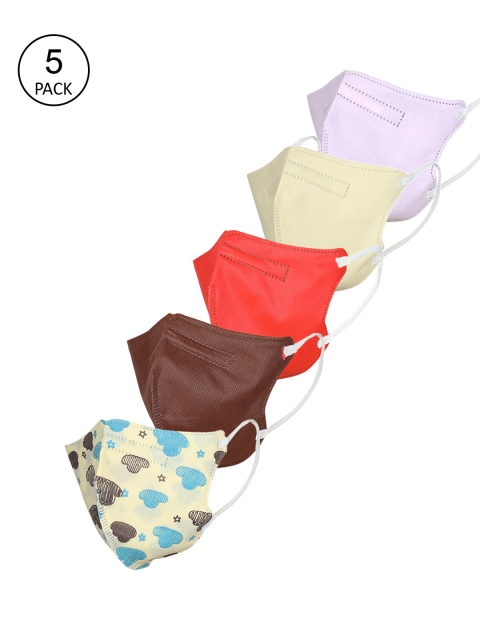 

FROGGY Kids Pack Of 5 Assorted 5-Ply Anti-Pollution N95 Masks