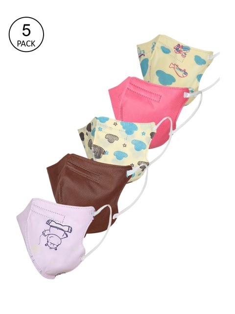 

FROGGY Kids Pack Of 5 Assorted 5-Ply Anti-Pollution N95 Masks