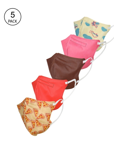 

FROGGY Kids Pack Of 5 Assorted 5-Ply Anti-Pollution N95 Masks