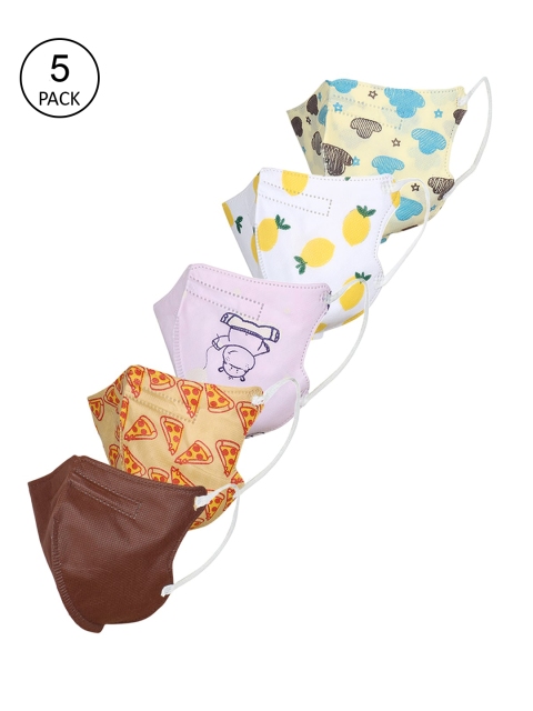 

FROGGY Kids Assorted Pack Of 5 Assorted 5-Ply Anti-Pollution N95 Masks