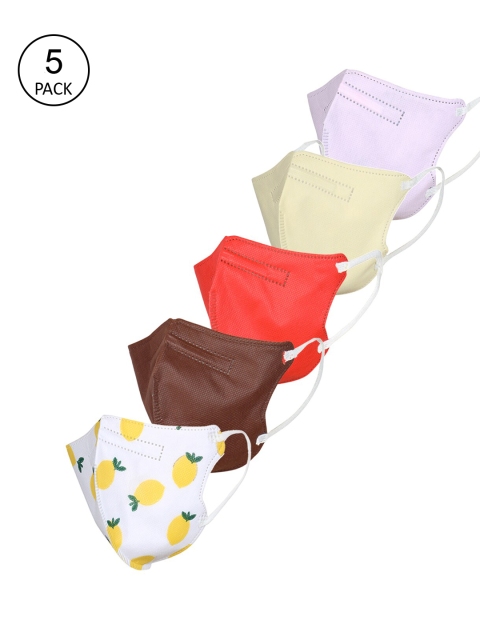 

FROGGY Kids Pack Of 5 Assorted 5-Ply Anti-Pollution N95 Masks