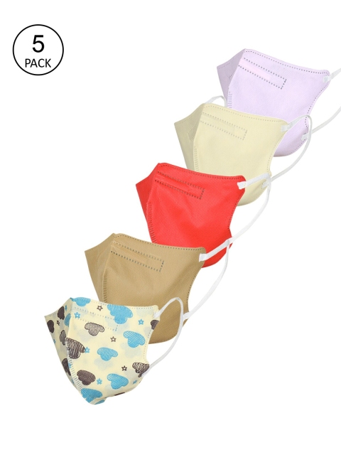 

FROGGY Kids Pack Of 5 Assorted 5-Ply Anti-Pollution N95 Masks