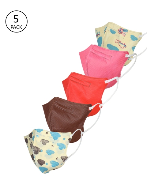 

FROGGY Kids Assorted Pack Of 5 Assorted 5-Ply Anti-Pollution N95 Masks