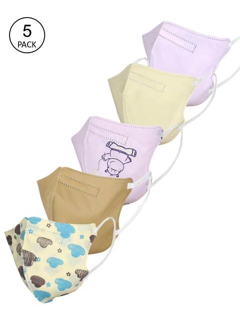 

FROGGY Kids Pack Of 5 Assorted 5-Ply Anti-Pollution N95 Masks
