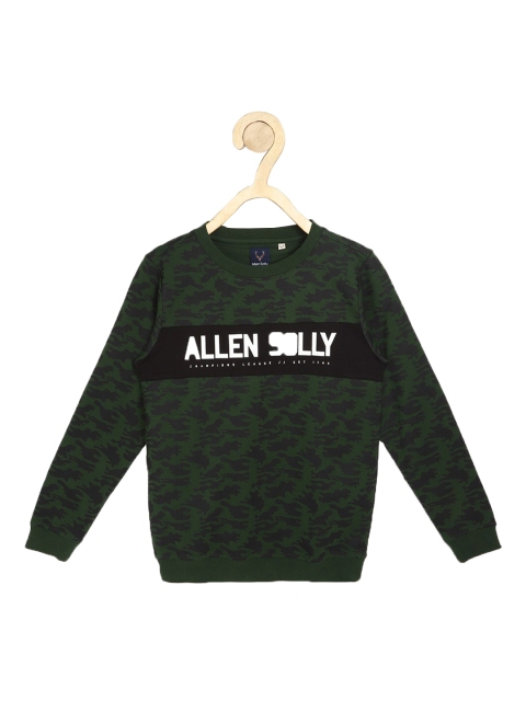 

Allen Solly Junior Boys Green Typography Printed Sweatshirt