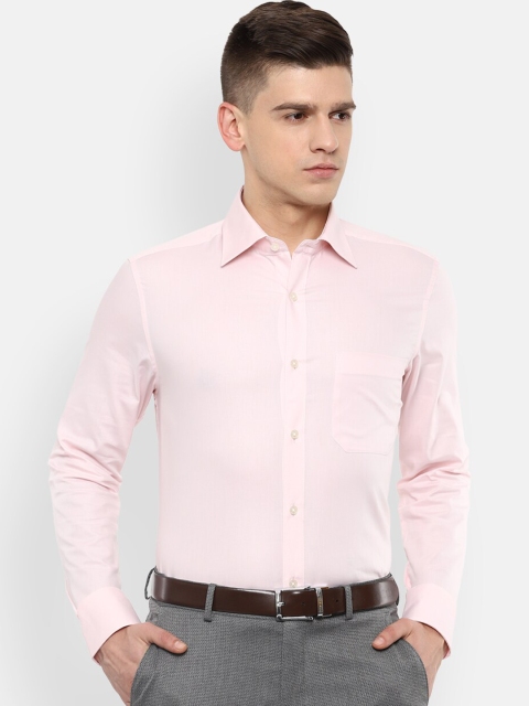 

Louis Philippe Men Pink Opaque Formal Shirt