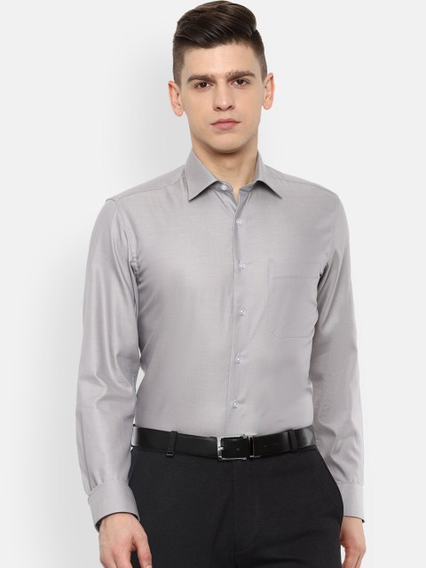

Louis Philippe Men Grey Slim Fit Formal Shirt