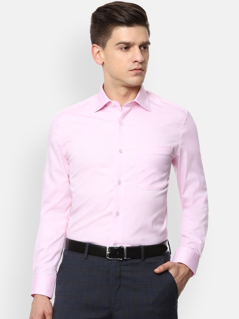 

Louis Philippe Permapress Men Pink Formal Shirt
