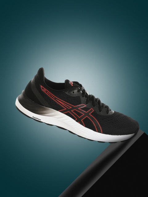 

ASICS Men Black & Red Gel-Excite 8 Running Sports Shoes