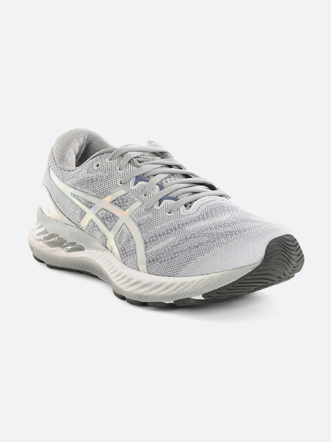 

ASICS GEL-NIMBUS 23 PLATINUM Men Grey & White Sports Shoes