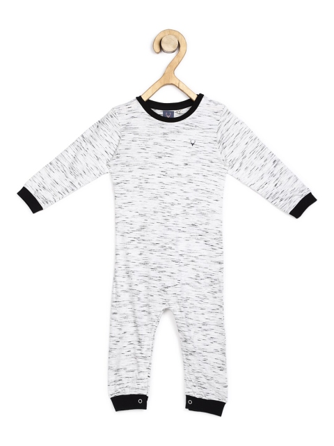 

Allen Solly Junior Girls White & Black Cotton Rompers