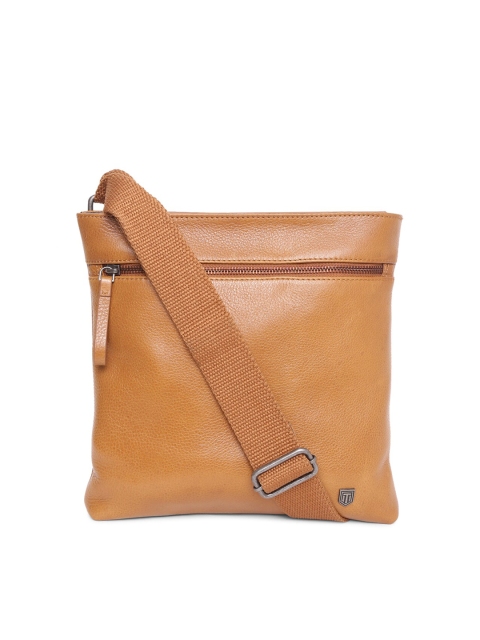 

TOM LANG LONDON Unisex Tan Solid Cross Body Bag