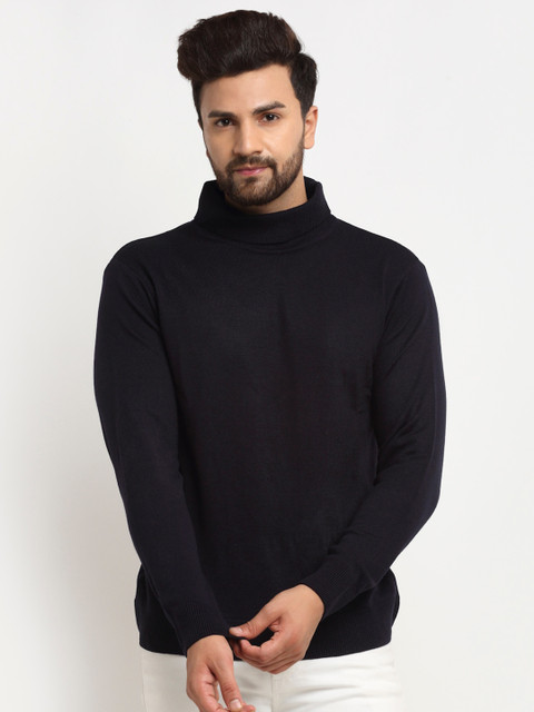 

Club York Men Navy Blue Pullover