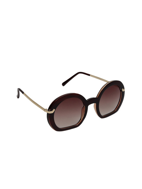 

Swiss Design Women Brown Lens & Gold-Toned Other Sunglasses with UV Protected Lens