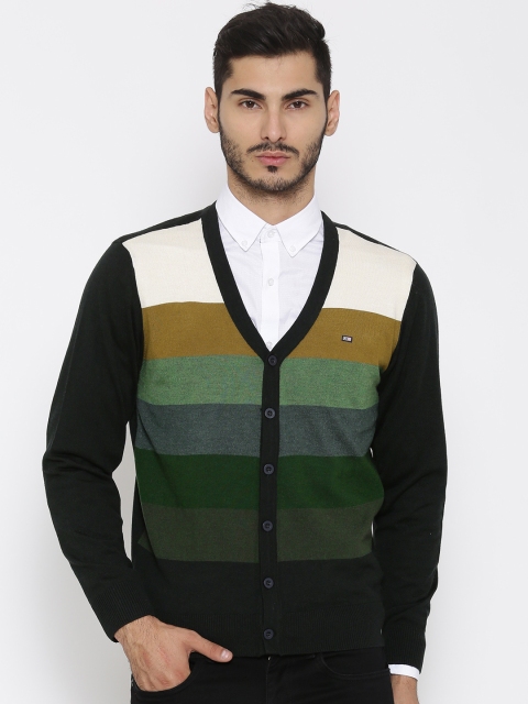 

Arrow Sport Men Multicoloured Striped Cardigan, Multi