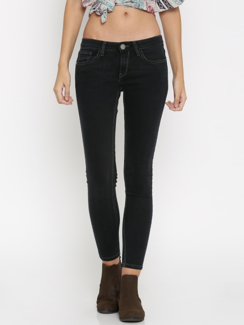 

Tokyo Talkies Women Black Skinny Fit Stretchable Jeans