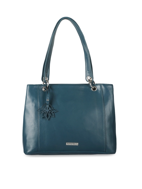 

Toteteca Blue PU Structured Handheld Bag