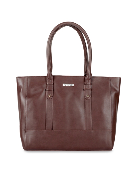 

Toteteca Brown PU Shopper Shoulder Bag
