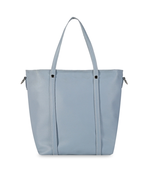 

Toteteca Blue PU Structured Handheld Bag