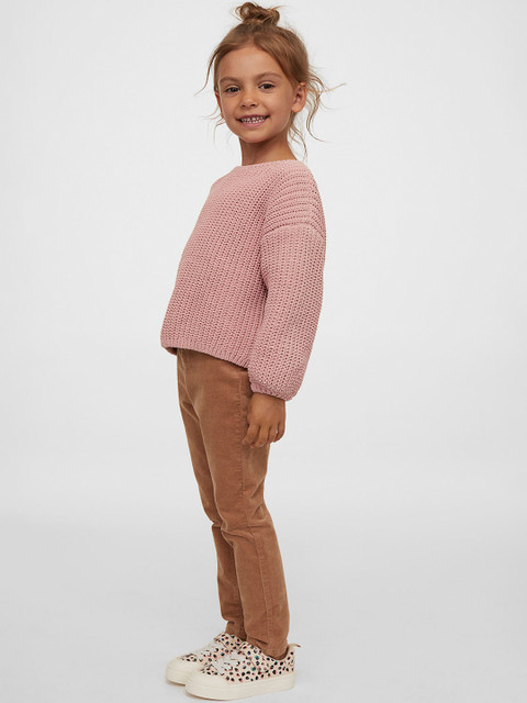 

H&M Girls Beige Corduroy treggings