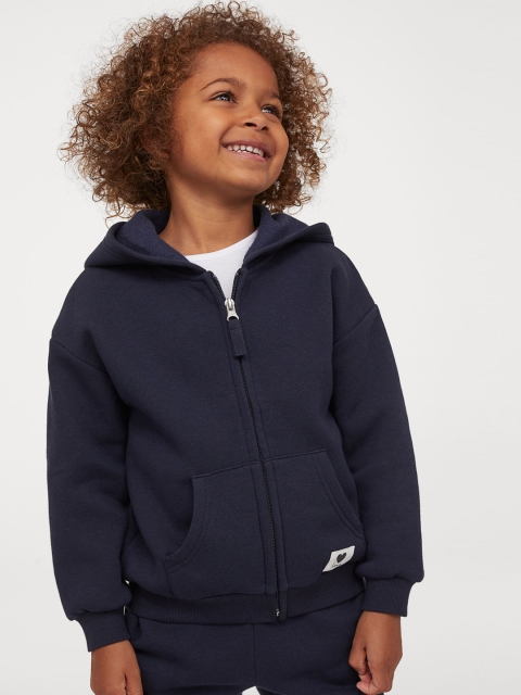 

H&M Girls Blue Zip-Through Hoodie