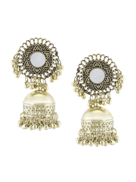 

SATCHEL Gold-Toned and Plated Contemporary Jhumkas Earrings