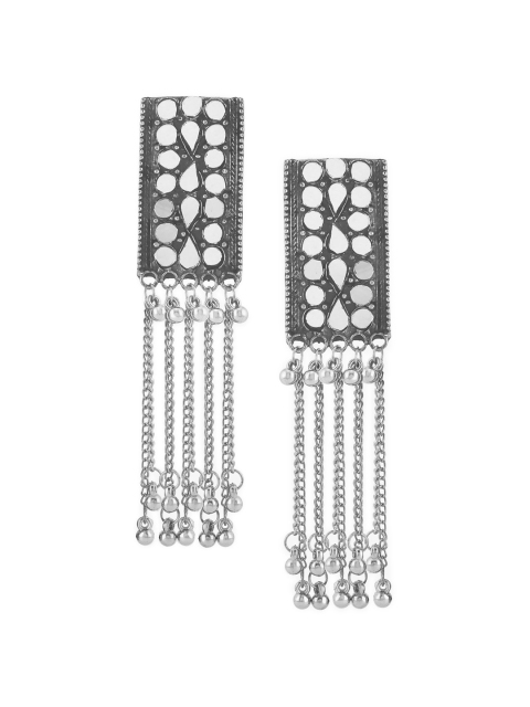 

SATCHEL Silver-Toned and Plated Contemporary Drop Earrings