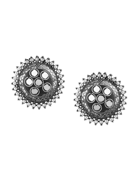 

SATCHEL Silver-Toned and Plated Contemporary Studs Earrings